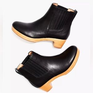 Madewell Women’s The Clog Boot in Leather Shoes Size: 9.5 Color: Black